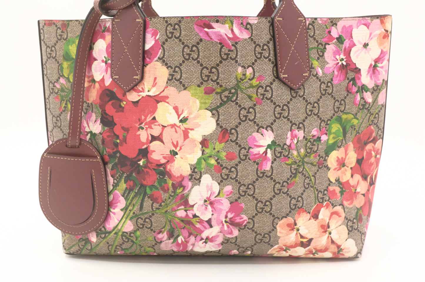 Gucci Tote in Blooms Pink Canvas