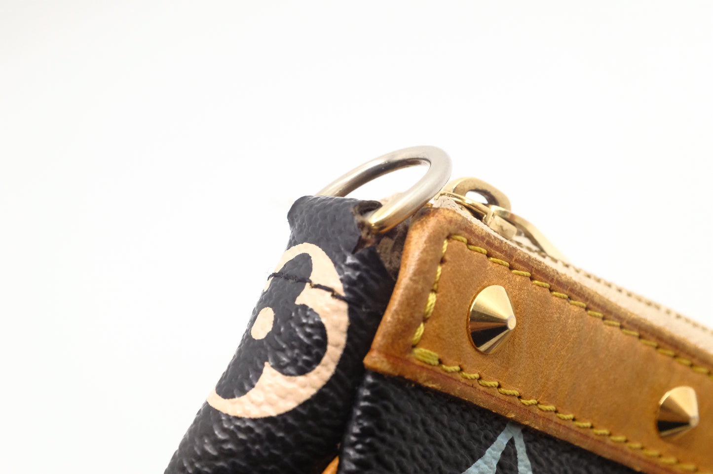 Louis Vuitton Pochette Accessoires in Black Multicolor Monogram Canvas