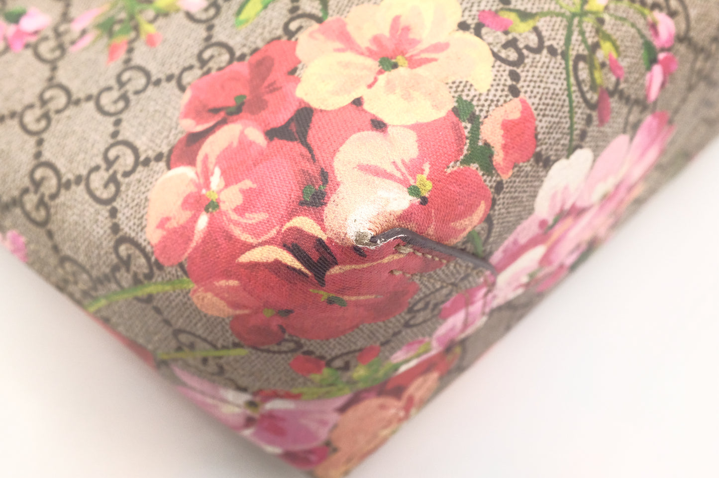 Gucci Tote in Blooms Pink Canvas