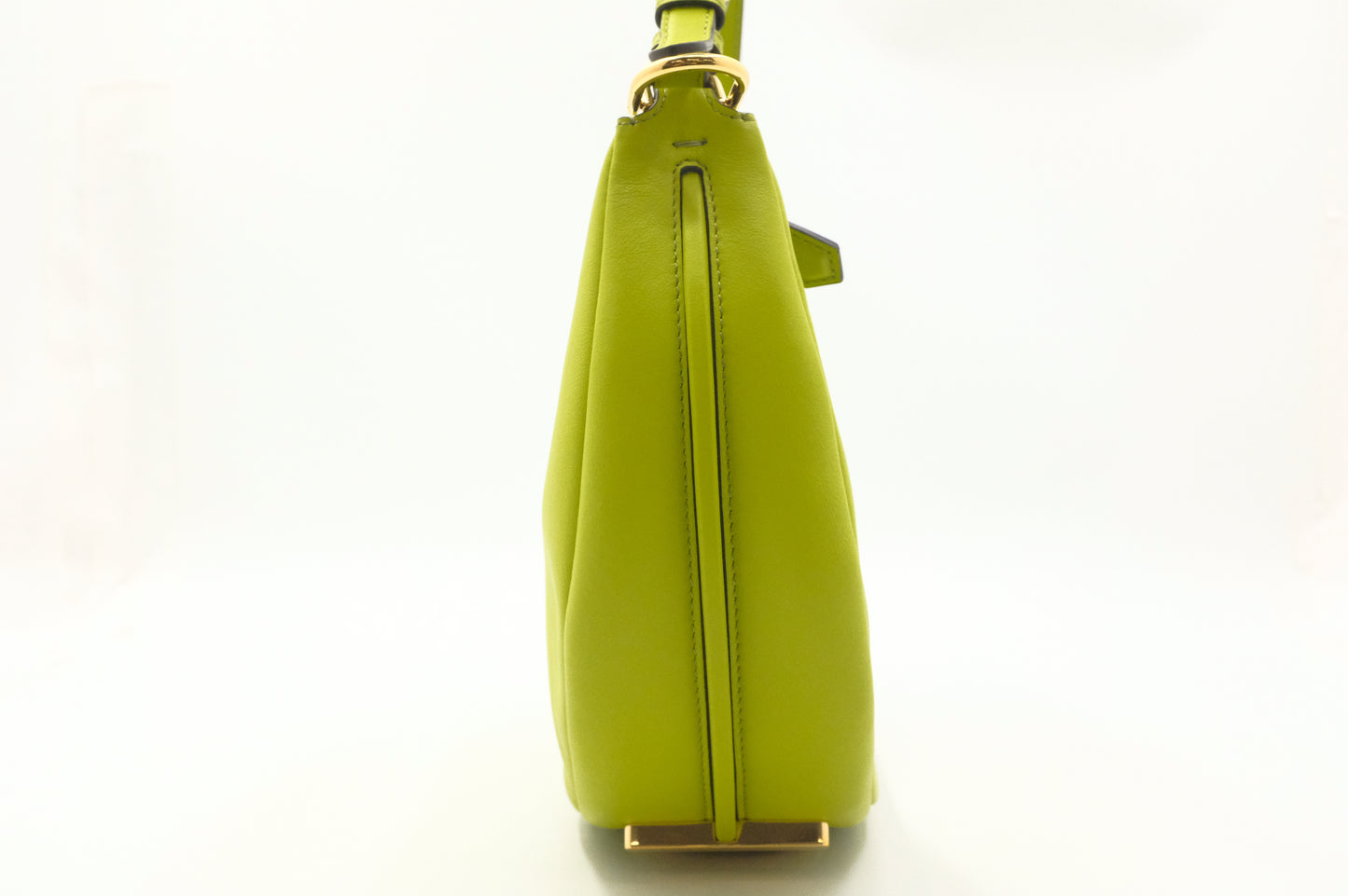 Fendi Small Fendigraphy in Lime Green Leather