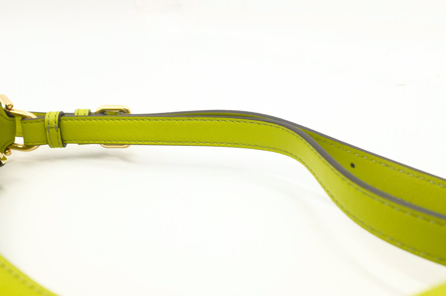 Fendi Small Fendigraphy in Lime Green Leather