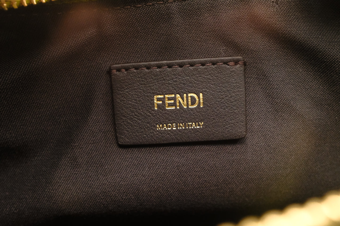 Fendi Small Fendigraphy in Lime Green Leather
