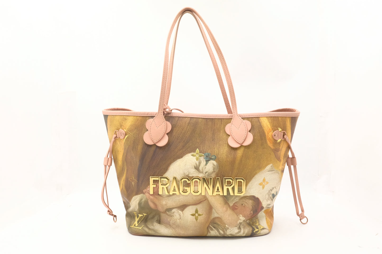 Louis Vuitton x Jeff Koons Neverfull MM Masters Collection: Fragonnard