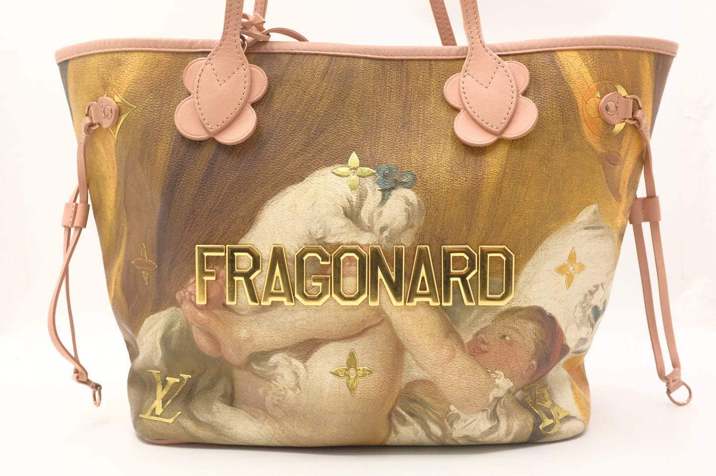 Louis Vuitton x Jeff Koons Neverfull MM Masters Collection: Fragonnard
