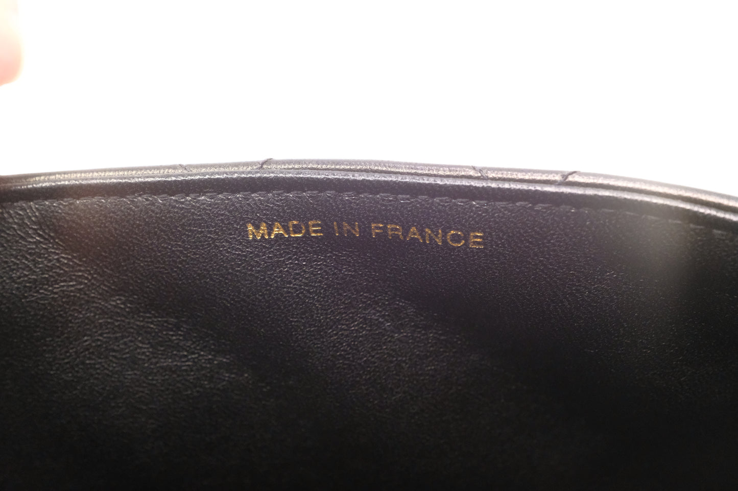 Chanel Double-Face Flap 30 in Black Matelassé Leather