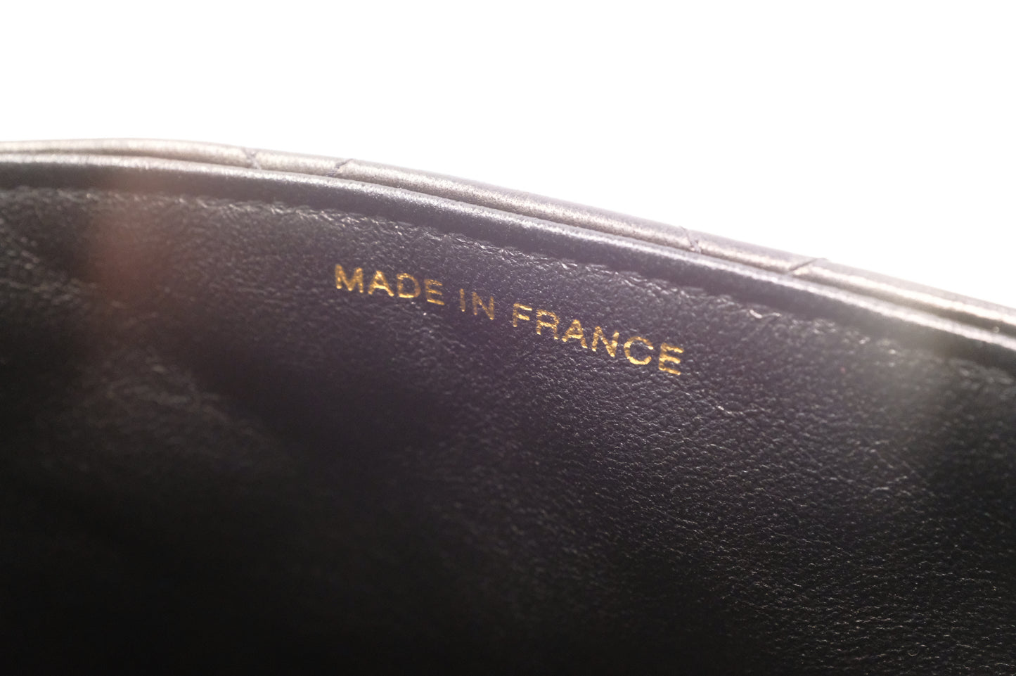 Chanel Double-Face Flap 30 in Black Matelassé Leather