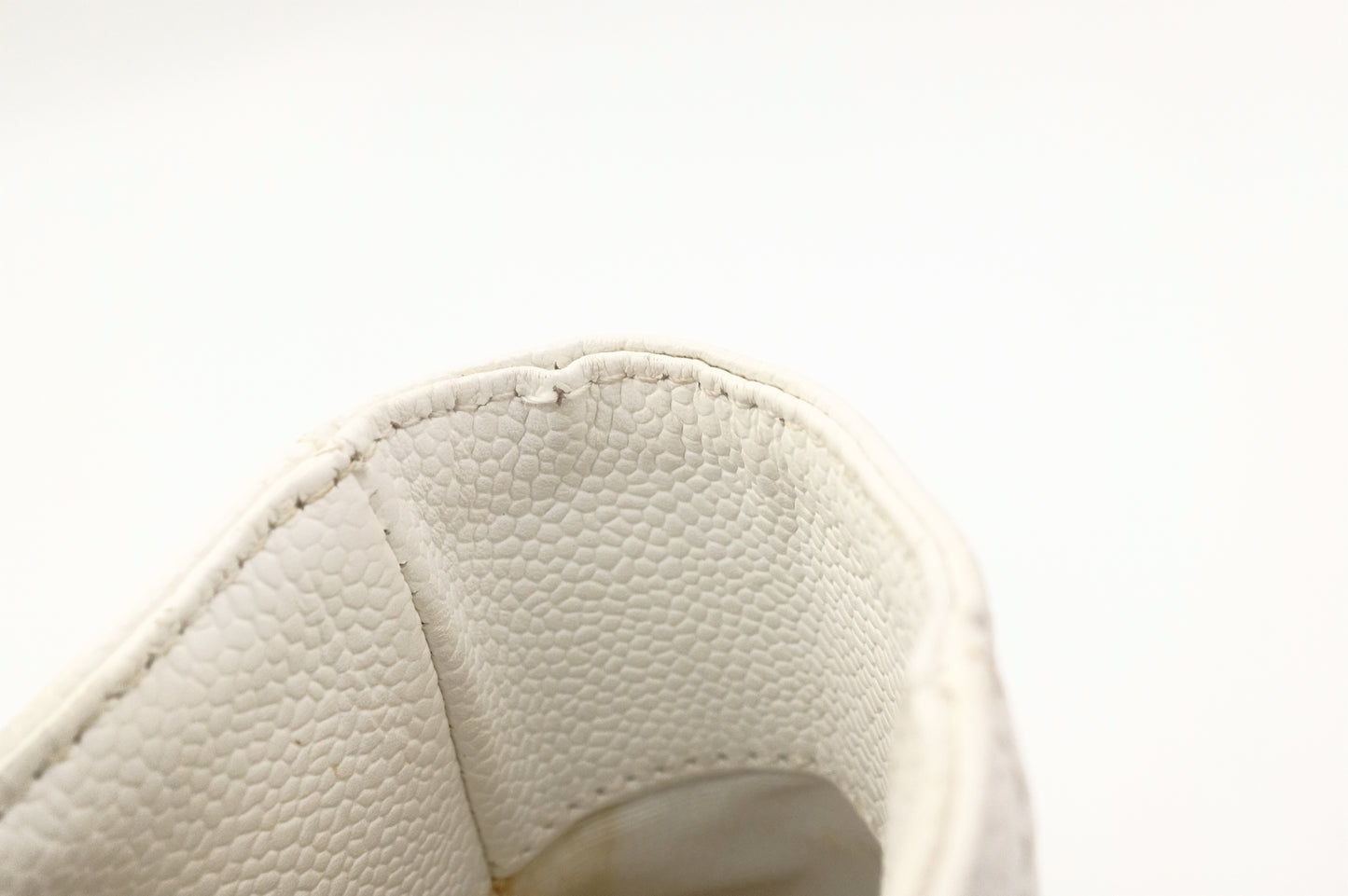Chanel PST Petite Shopping Tote in White Caviar Leather