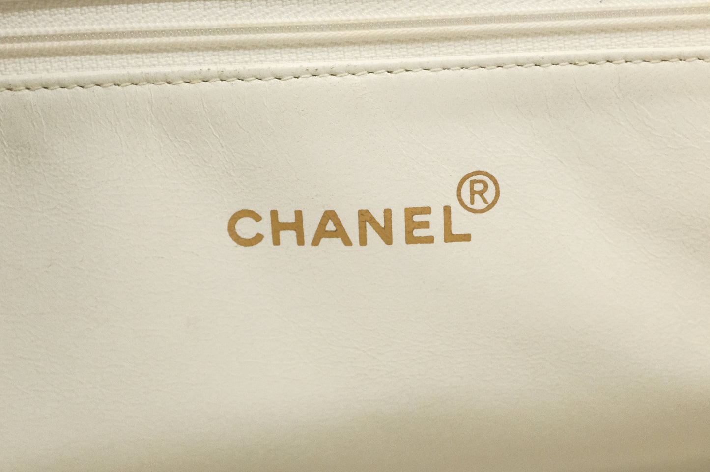 Chanel Grand Timeless Tote in White Matelassé Leather