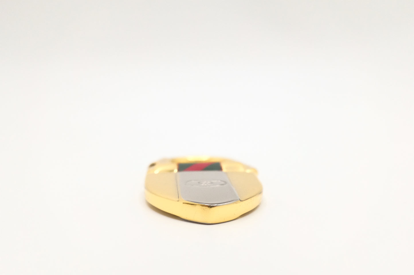 Gucci Rigato Shield Key Ring