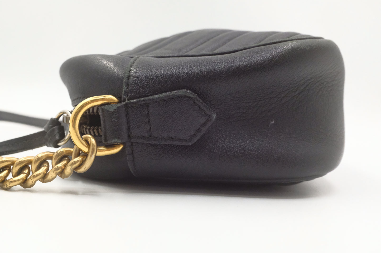Gucci Marmont Crossbody Bag in Black Leather