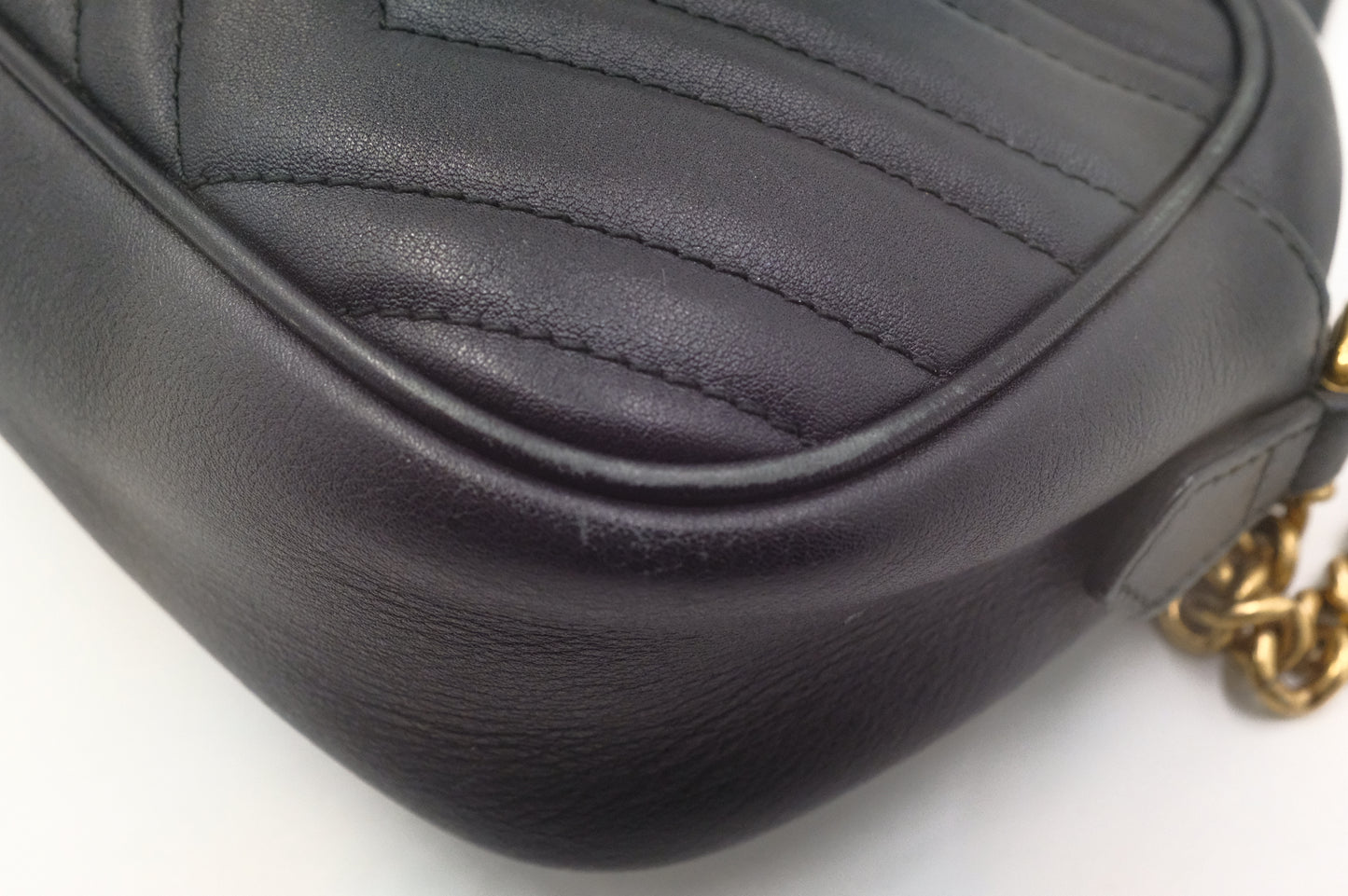 Gucci Marmont Crossbody Bag in Black Leather