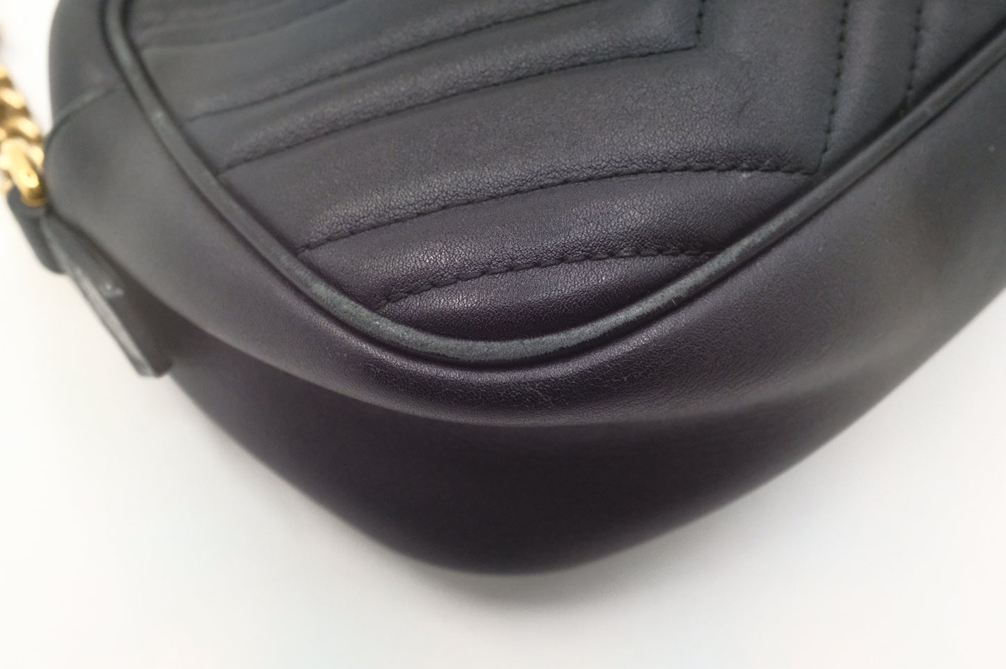 Gucci Marmont Crossbody Bag in Black Leather