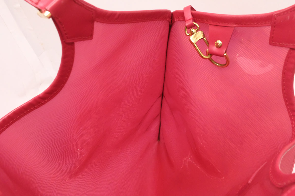 Louis Vuitton Plage Lagoon in Red Epi Vinyl