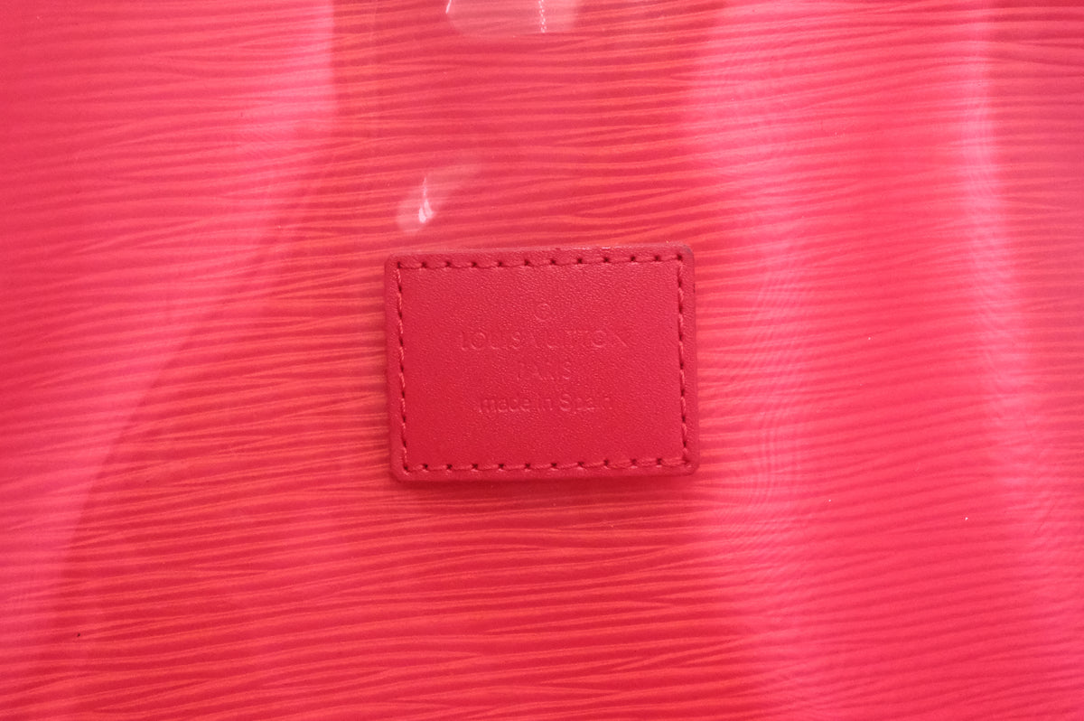 Louis Vuitton Plage Lagoon in Red Epi Vinyl