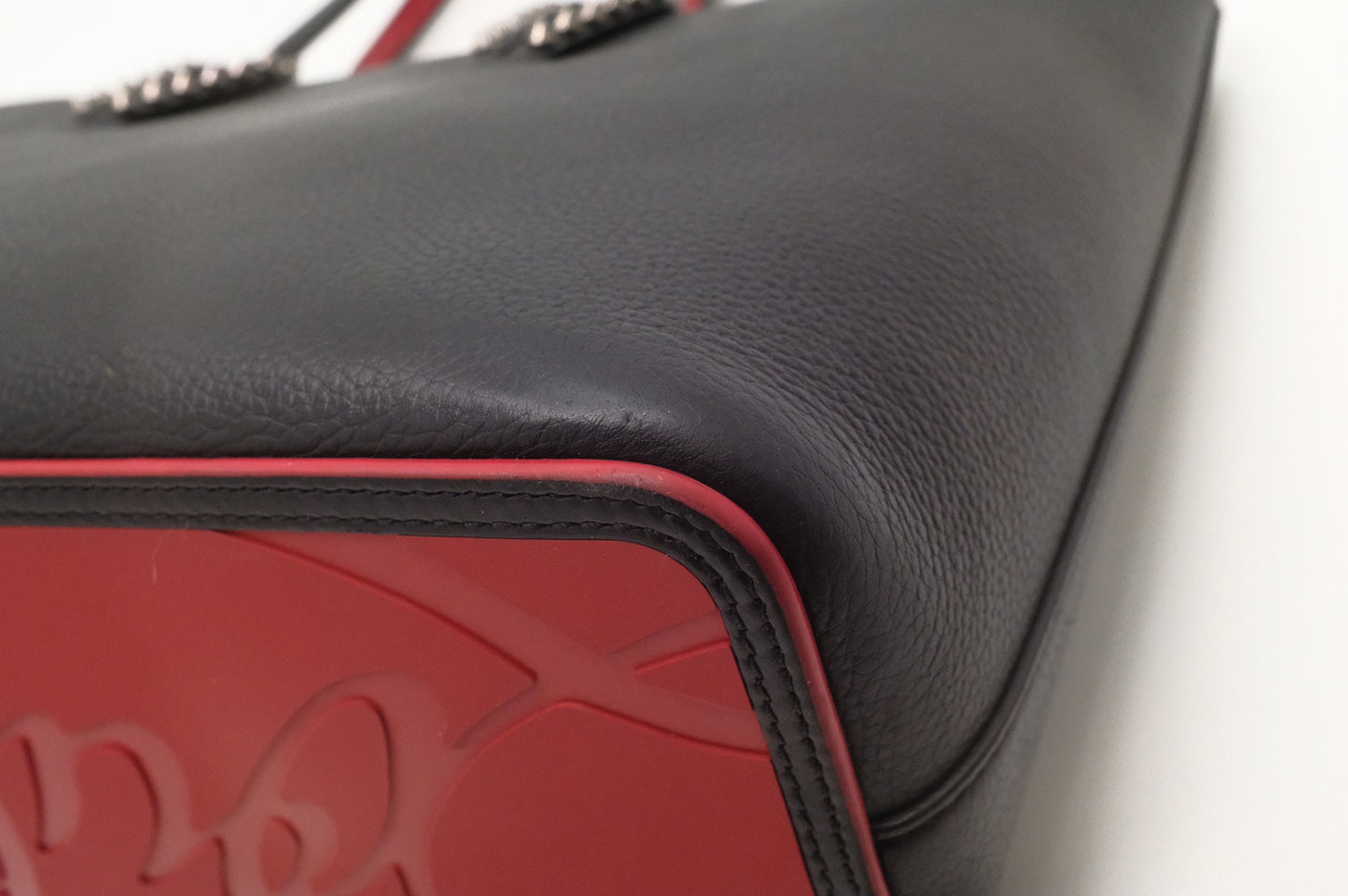 Louboutin Small Cabata in Black Leather