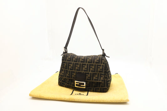 Fendi Mama Baguette in Zucca Canvas