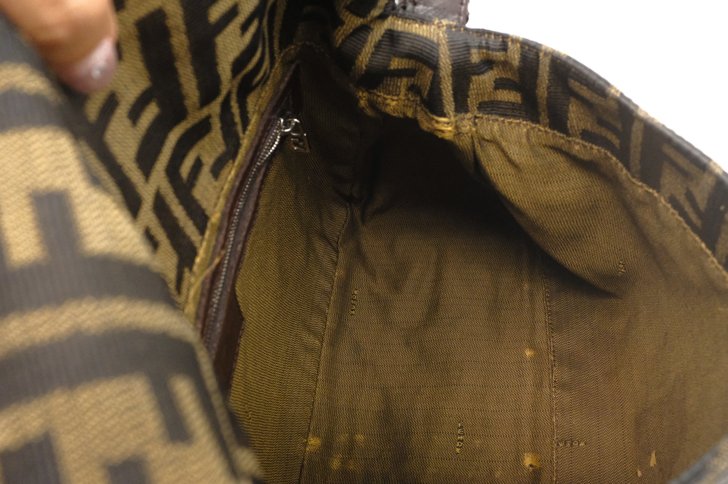 Fendi Mama Baguette in Zucca Canvas