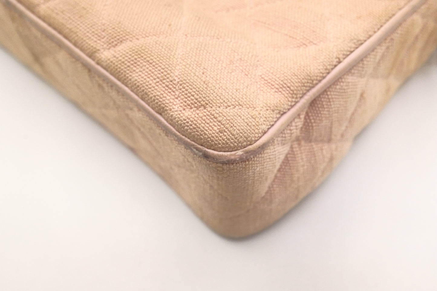 Chanel Camera Bag in Beige Linen