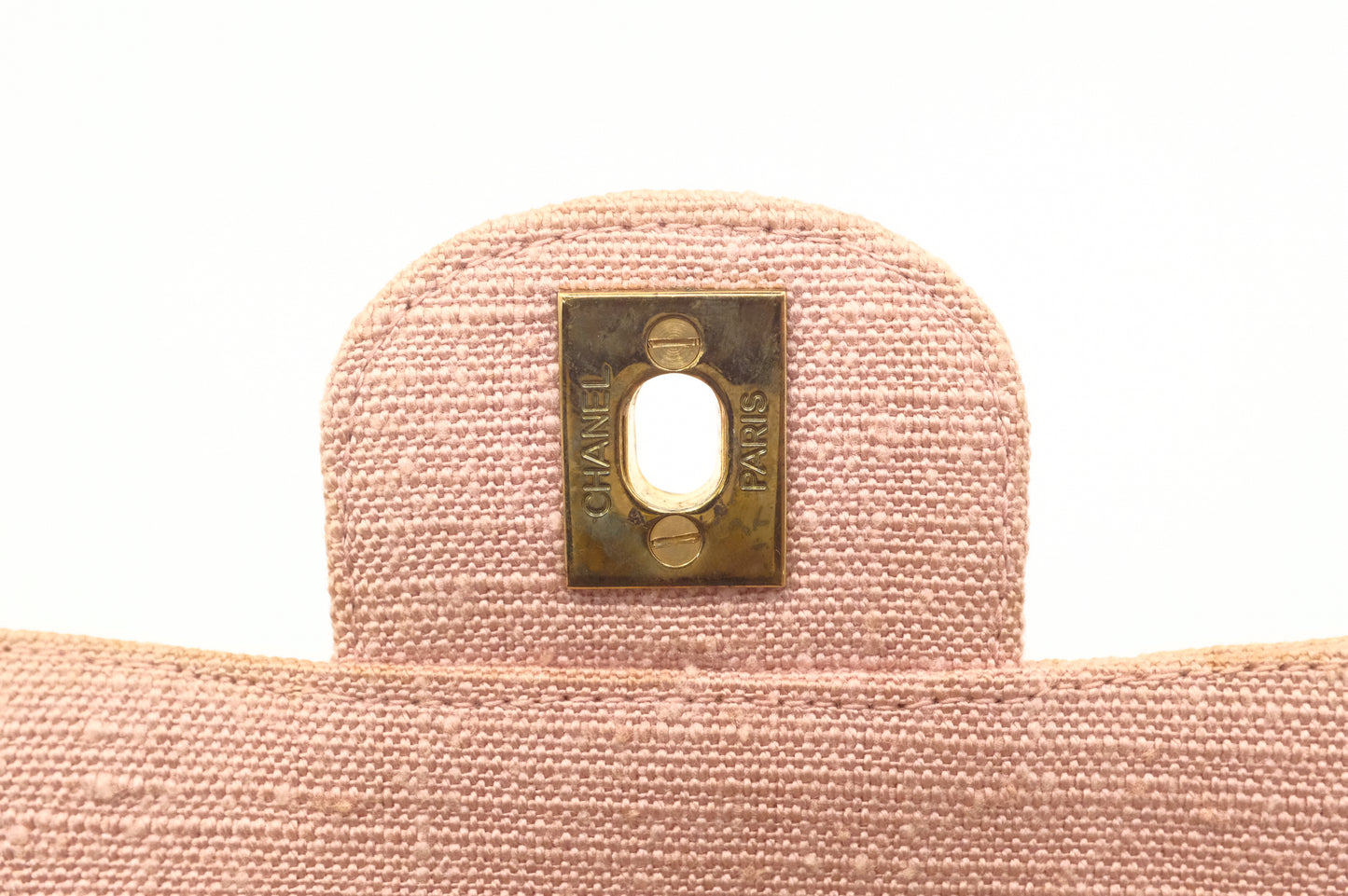 Chanel Camera Bag in Beige Linen
