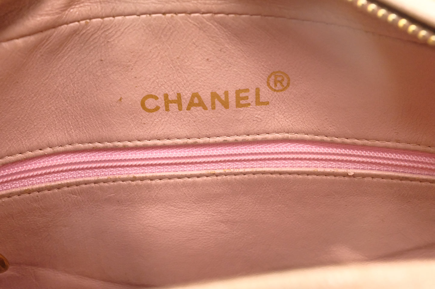 Chanel Camera Bag in Beige Linen