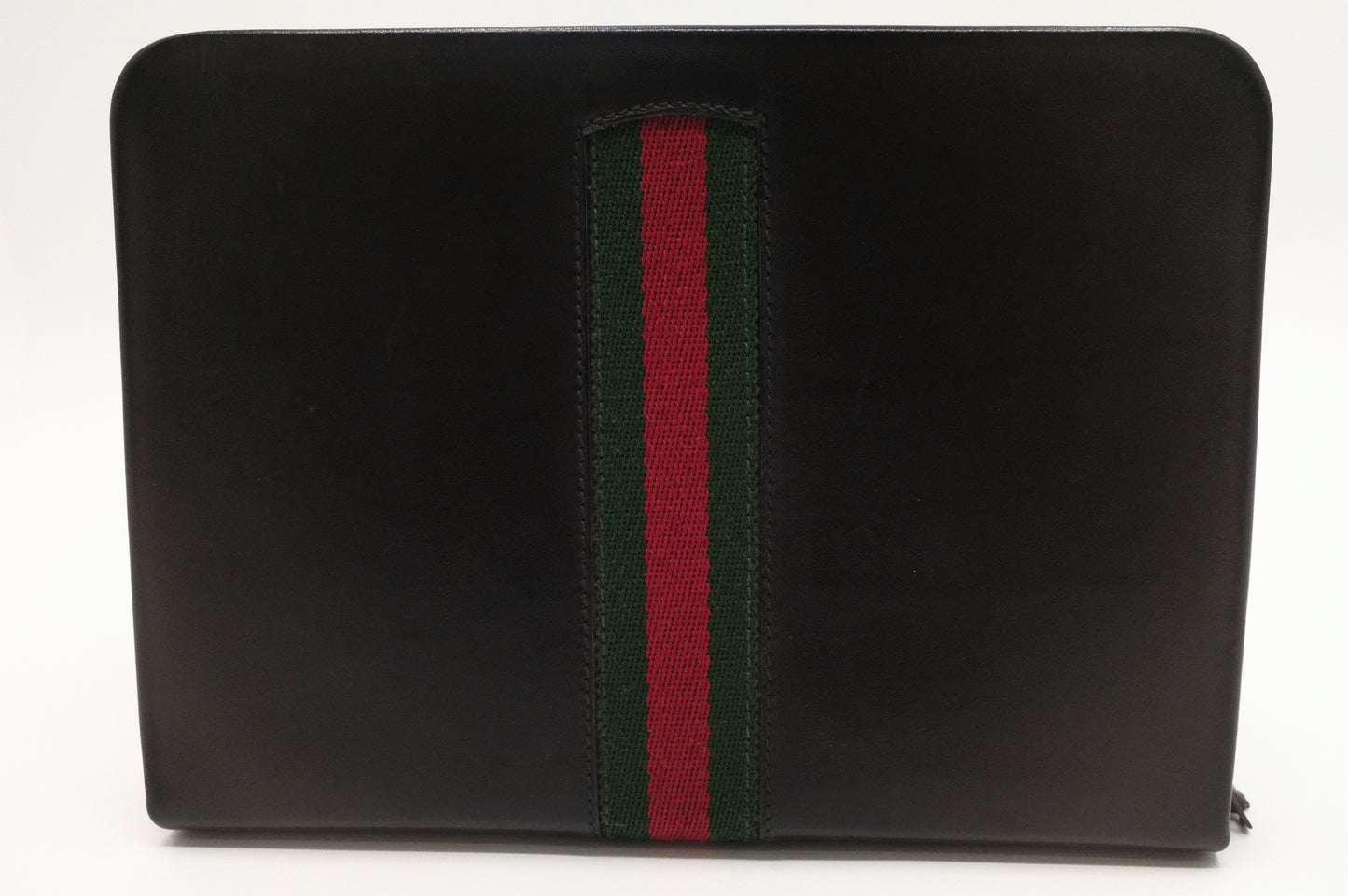 Gucci Zipped Clutch in Black Leather