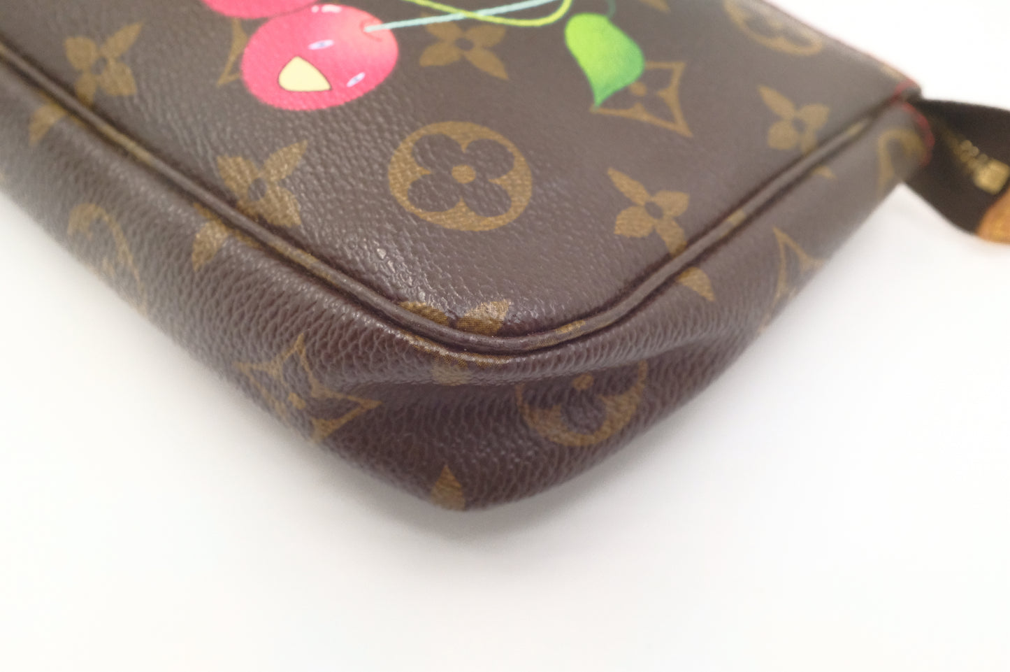 Louis Vuitton x Takashi Murakami Pochette Accessoires in Cherry Monogram Canvas