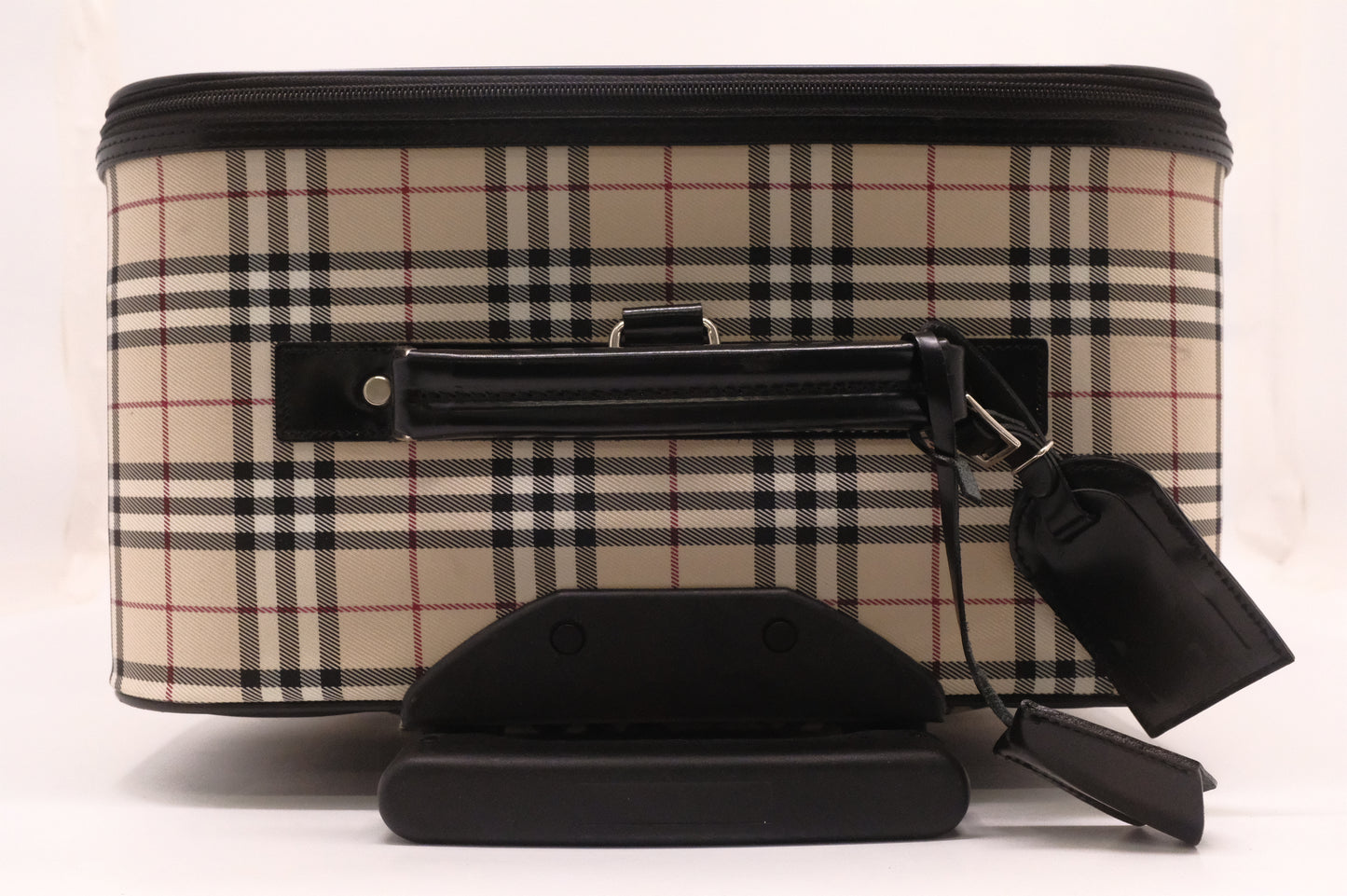 Burberry Luggage in Brown Checked Canvas