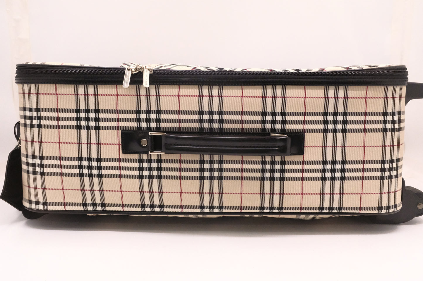 Burberry Luggage in Brown Checked Canvas