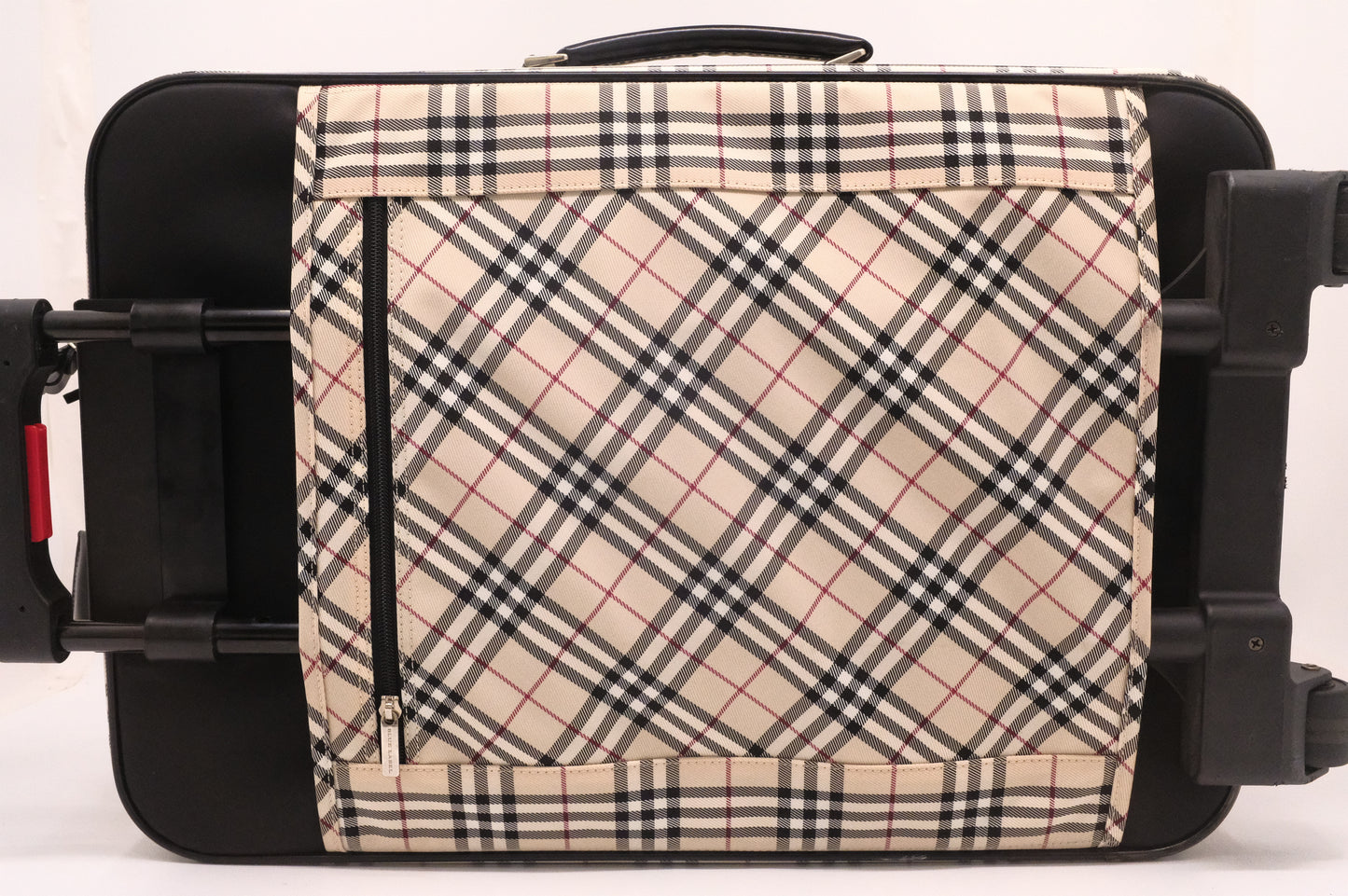 Burberry Luggage in Brown Checked Canvas