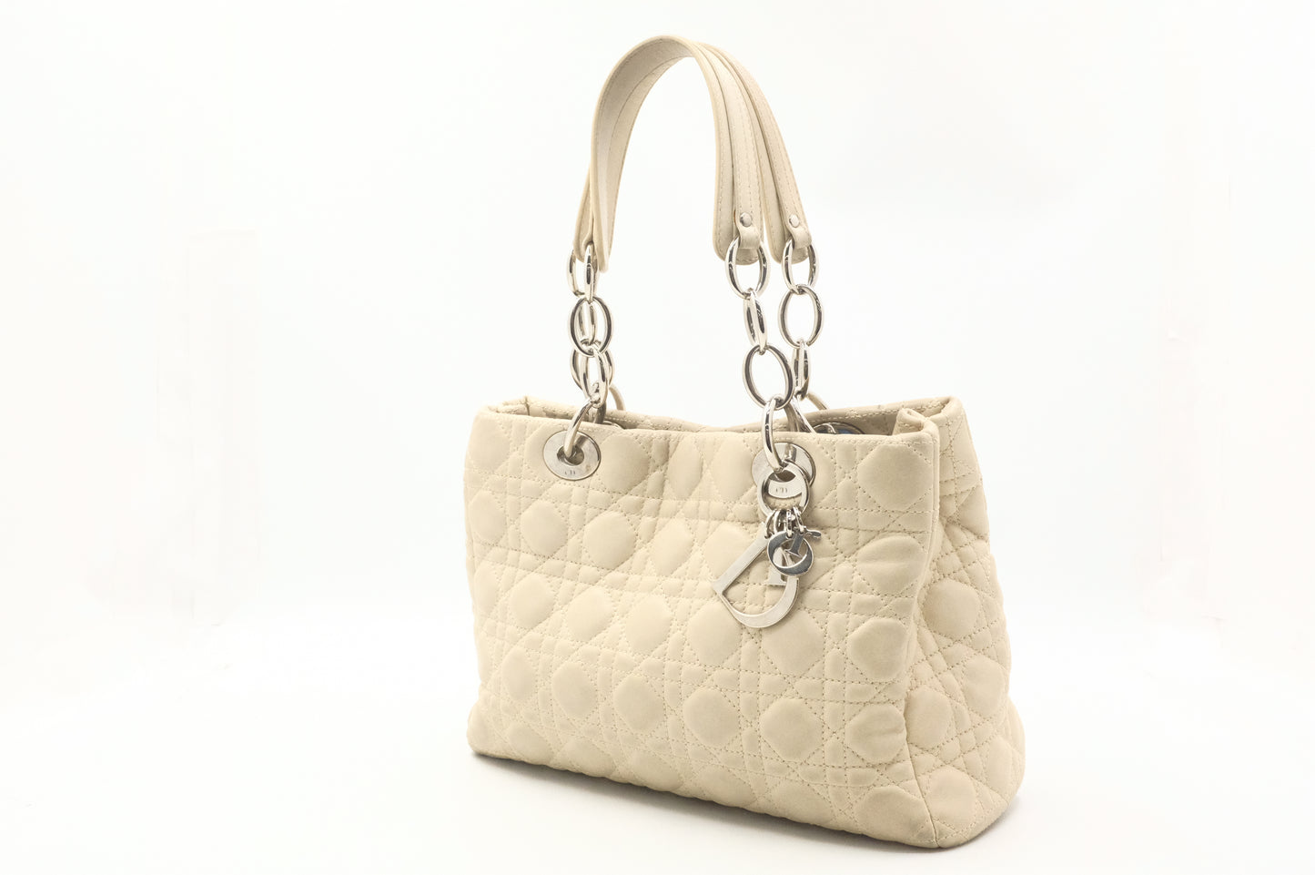 Dior Soft Lady Dior in Cream Leather