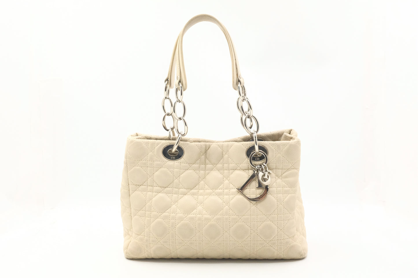 Dior Soft Lady Dior in Cream Leather