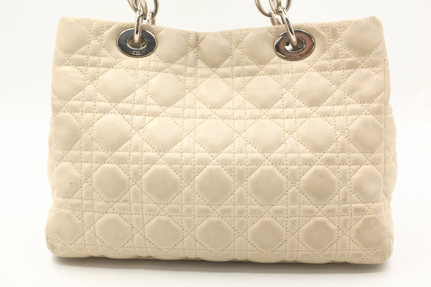 Dior Soft Lady Dior in Cream Leather