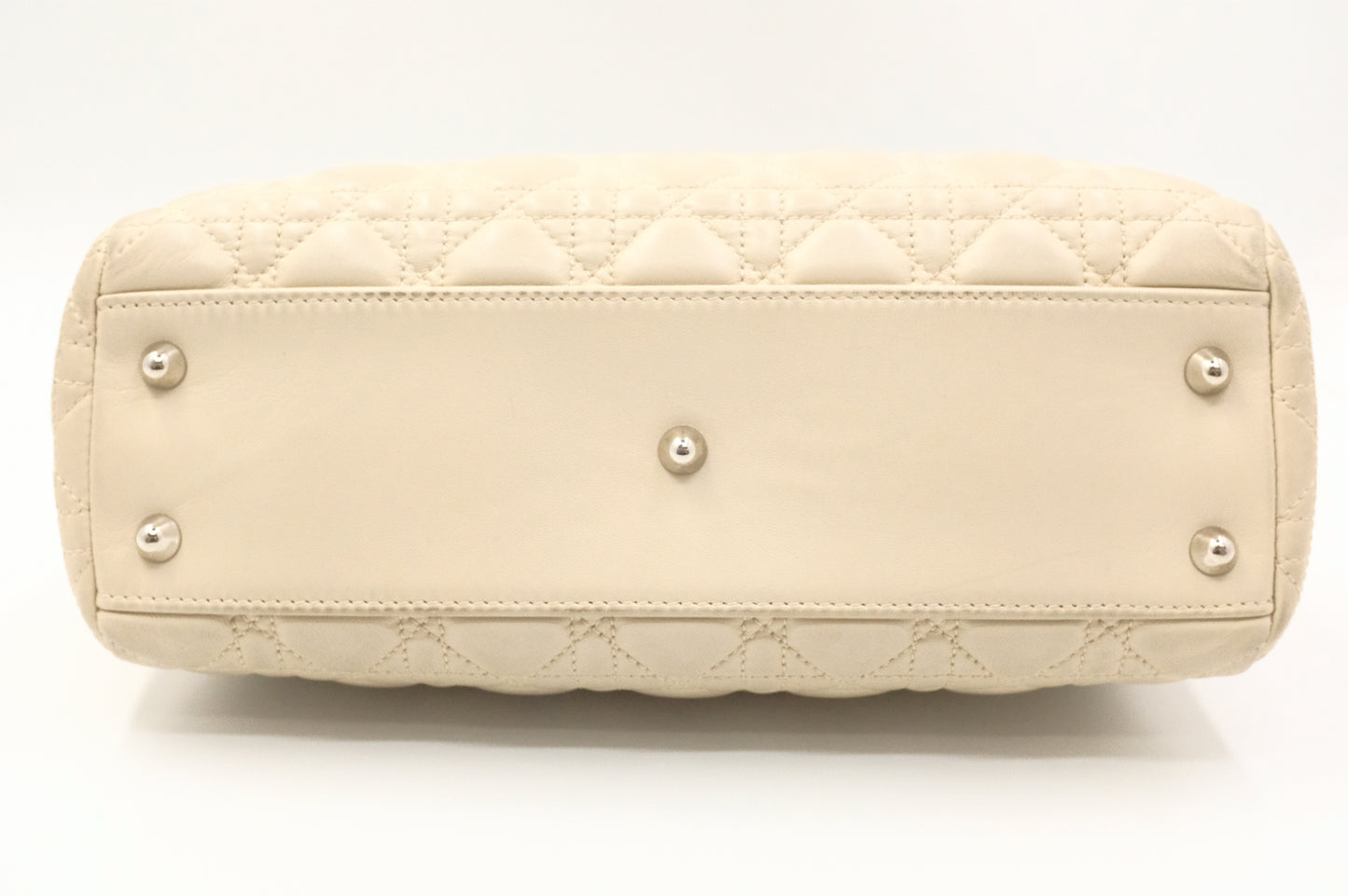Dior Soft Lady Dior in Cream Leather