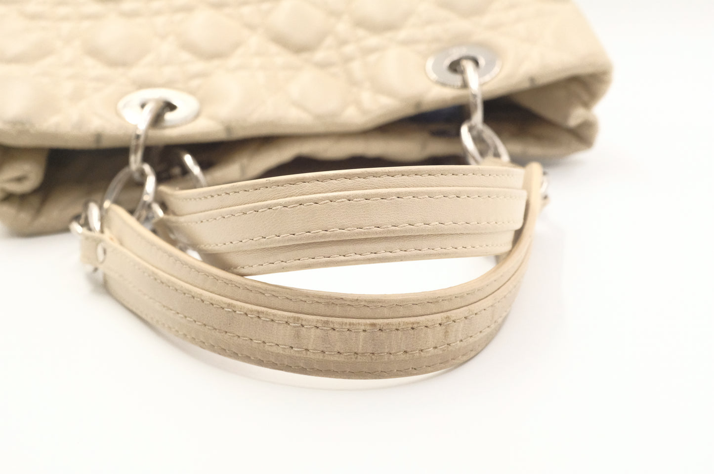 Dior Soft Lady Dior in Cream Leather