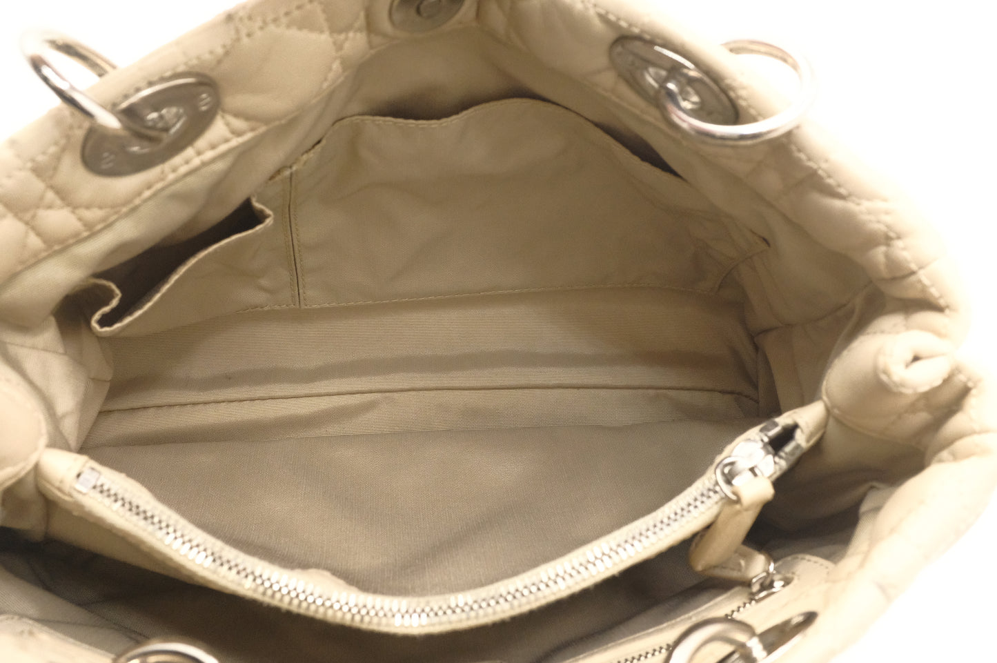 Dior Soft Lady Dior in Cream Leather