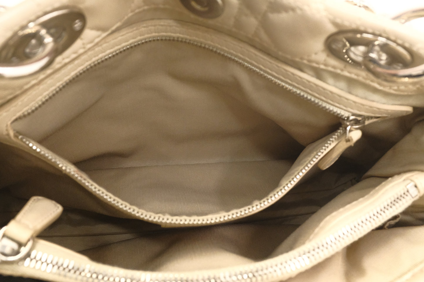 Dior Soft Lady Dior in Cream Leather