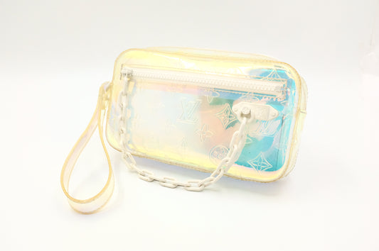 Louis Vuitton Pochette Volga in Prism Monogram PVC