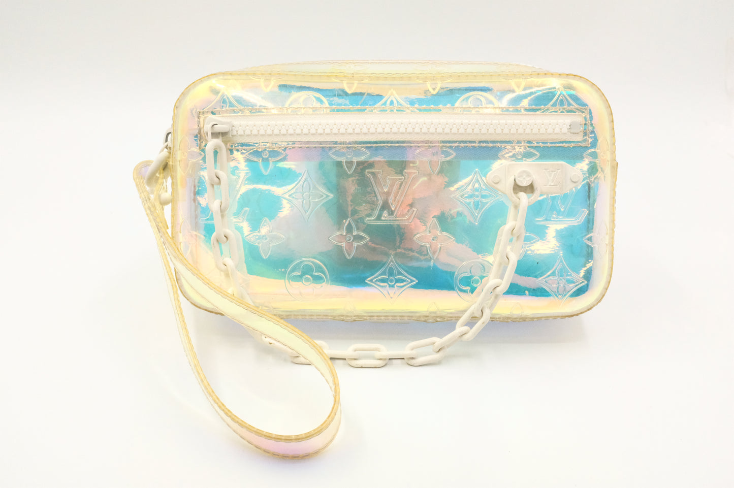 Louis Vuitton Pochette Volga in Prism Monogram PVC