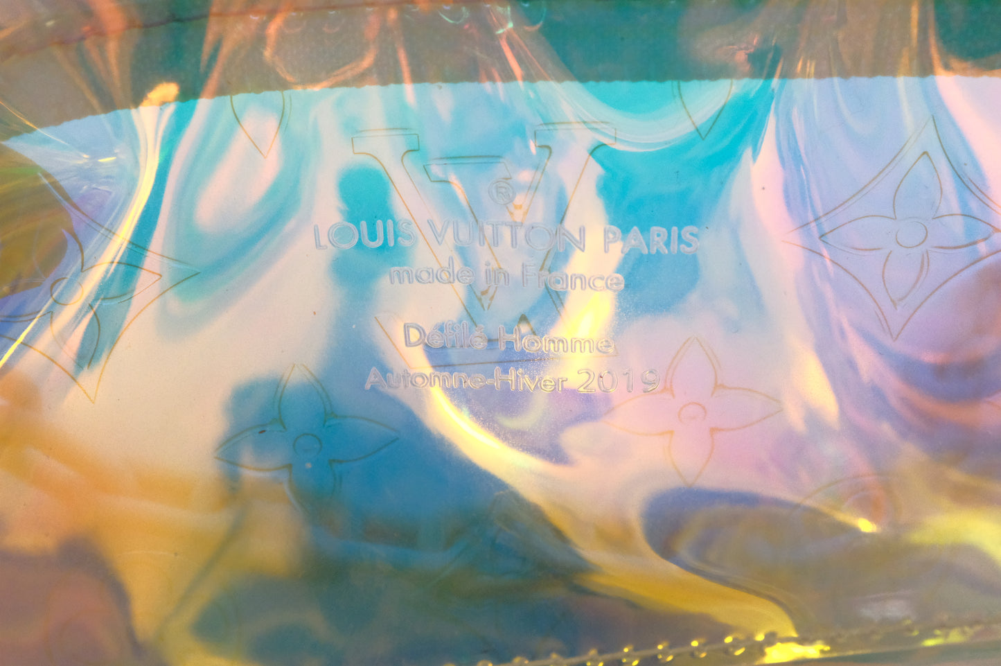 Louis Vuitton Pochette Volga in Prism Monogram PVC