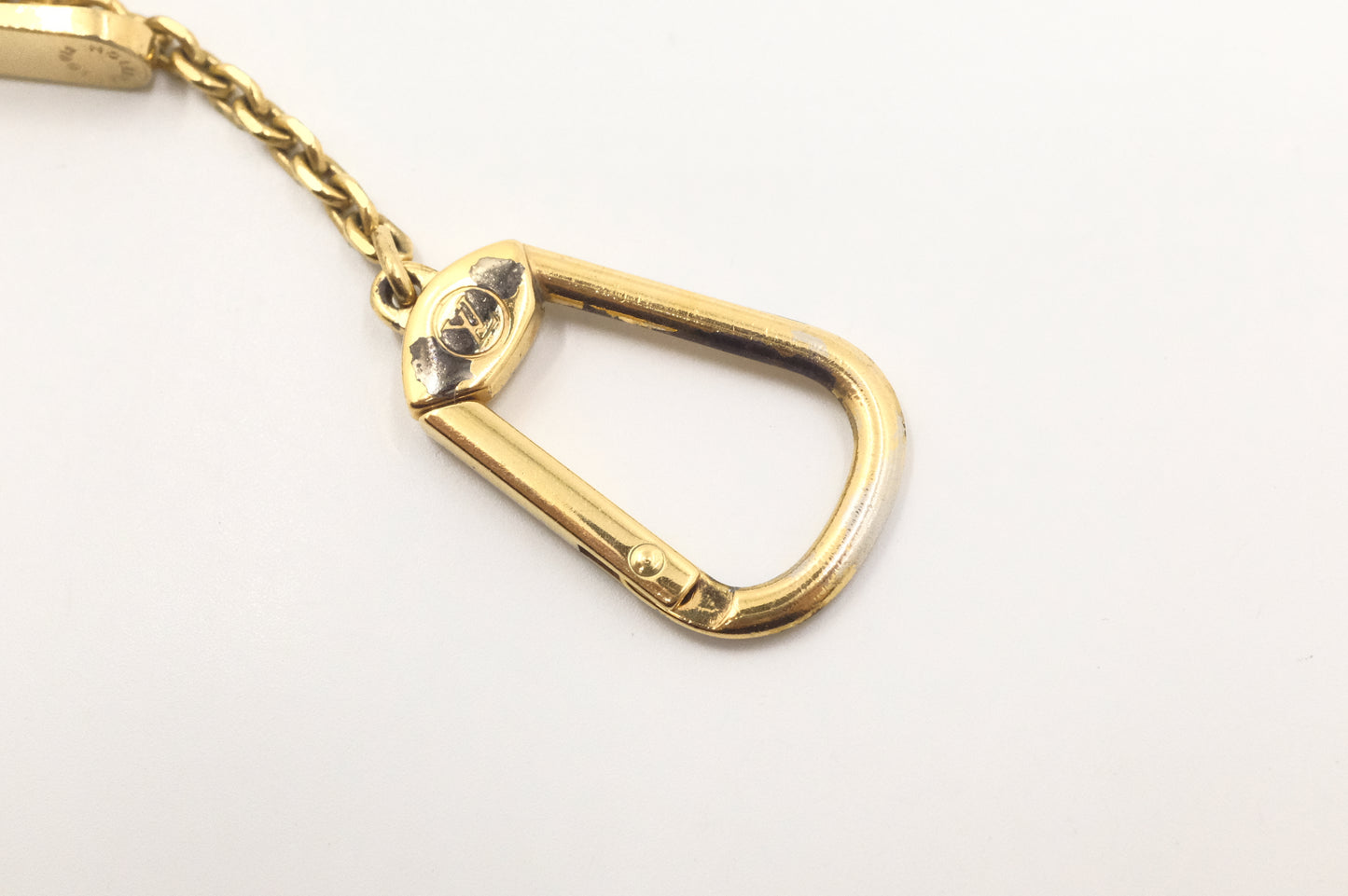 Louis Vuitton Pochette Cles in White Multicolor Monogram Canvas