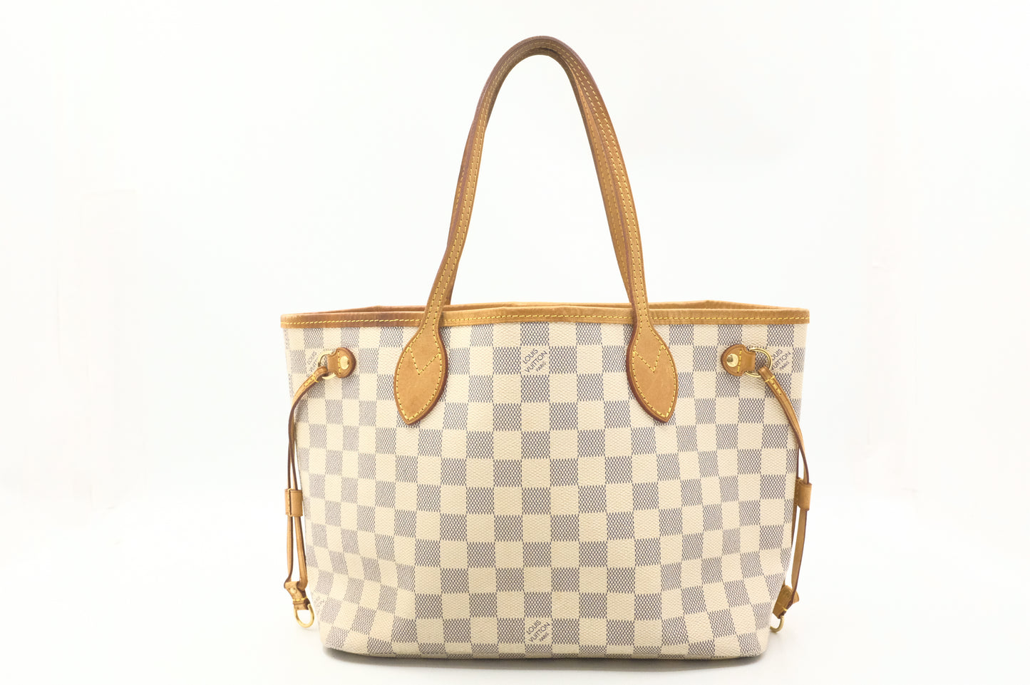 Louis Vuitton Neverfull PM in Damier Azur Canvas