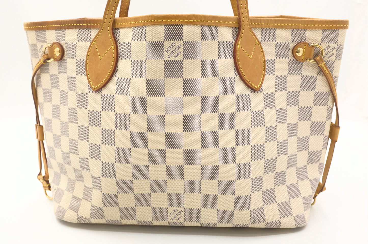 Louis Vuitton Neverfull PM in Damier Azur Canvas