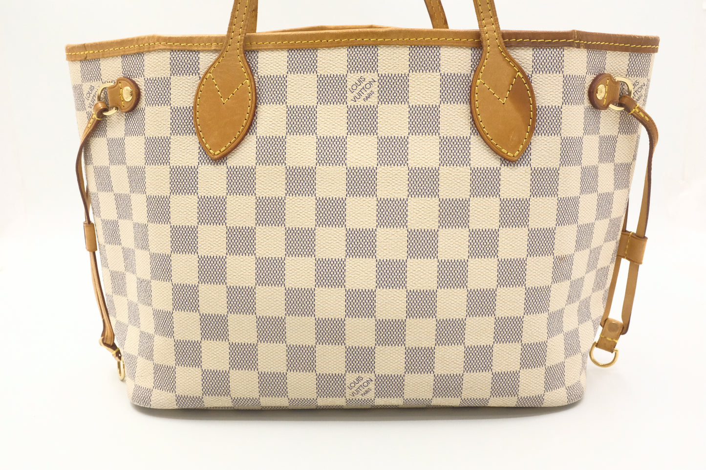 Louis Vuitton Neverfull PM in Damier Azur Canvas