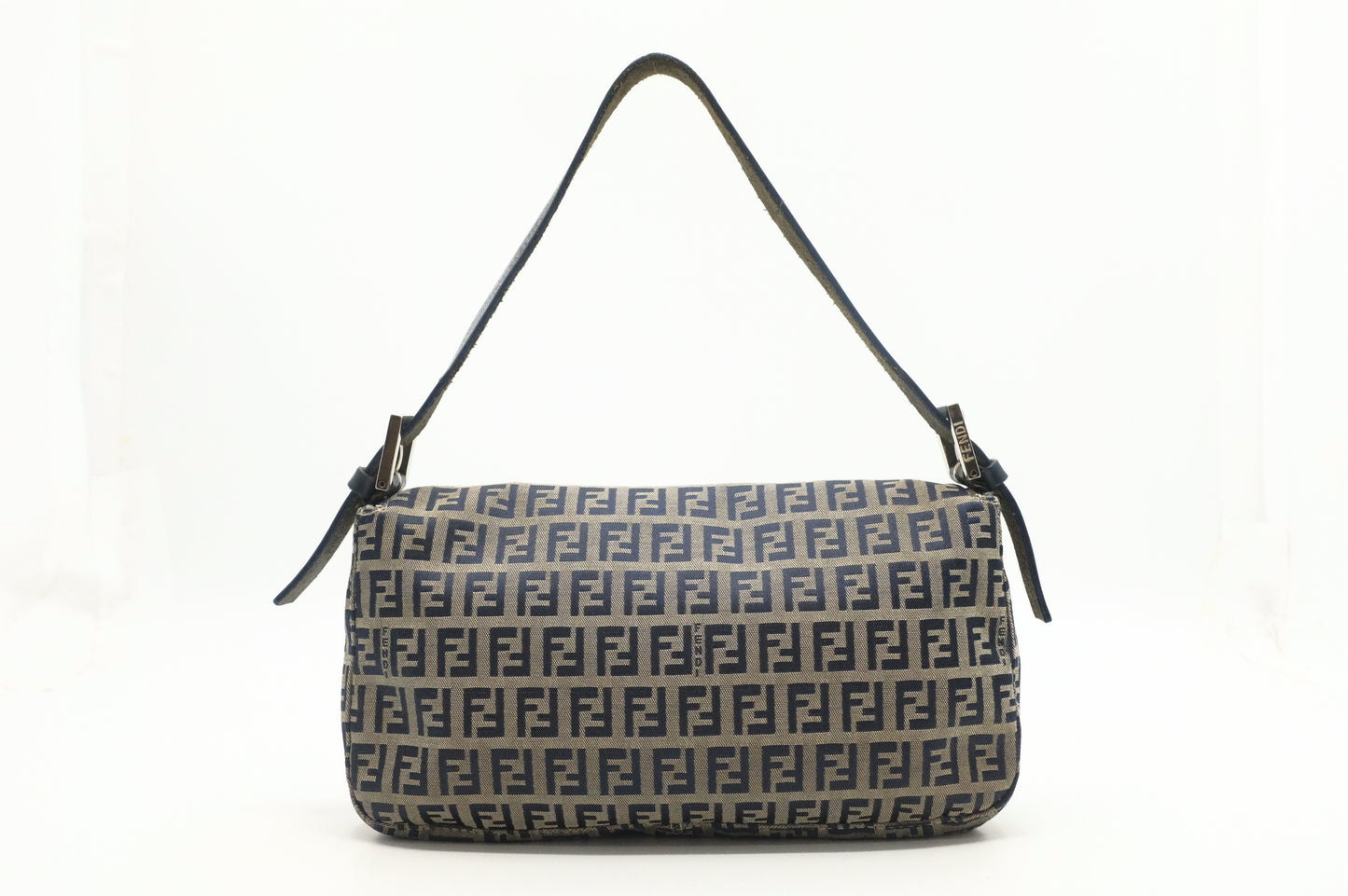 Fendi Baguette in Navy Zucchino Canvas