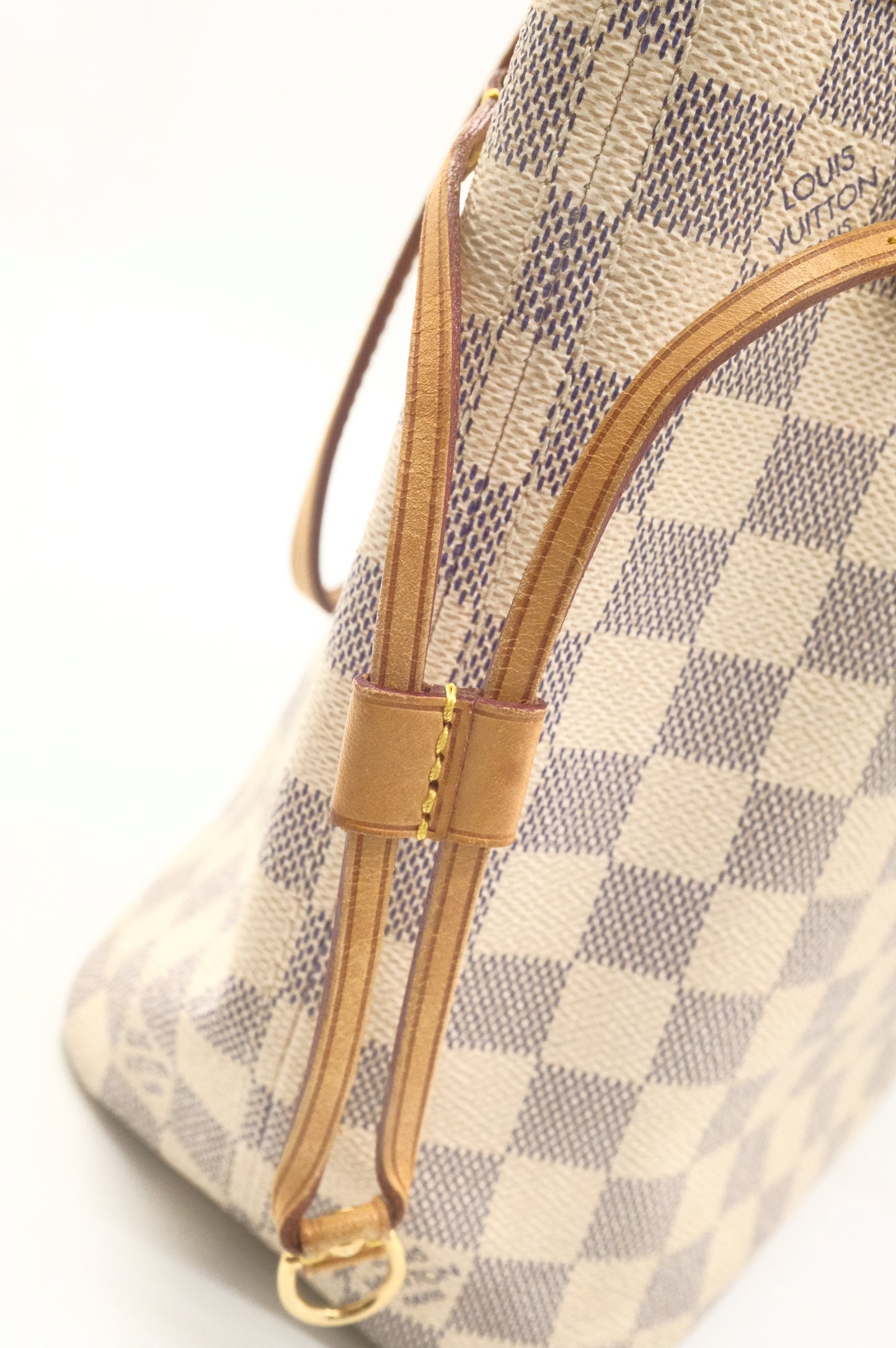 Louis Vuitton Neverfull PM in Damier Azur Canvas