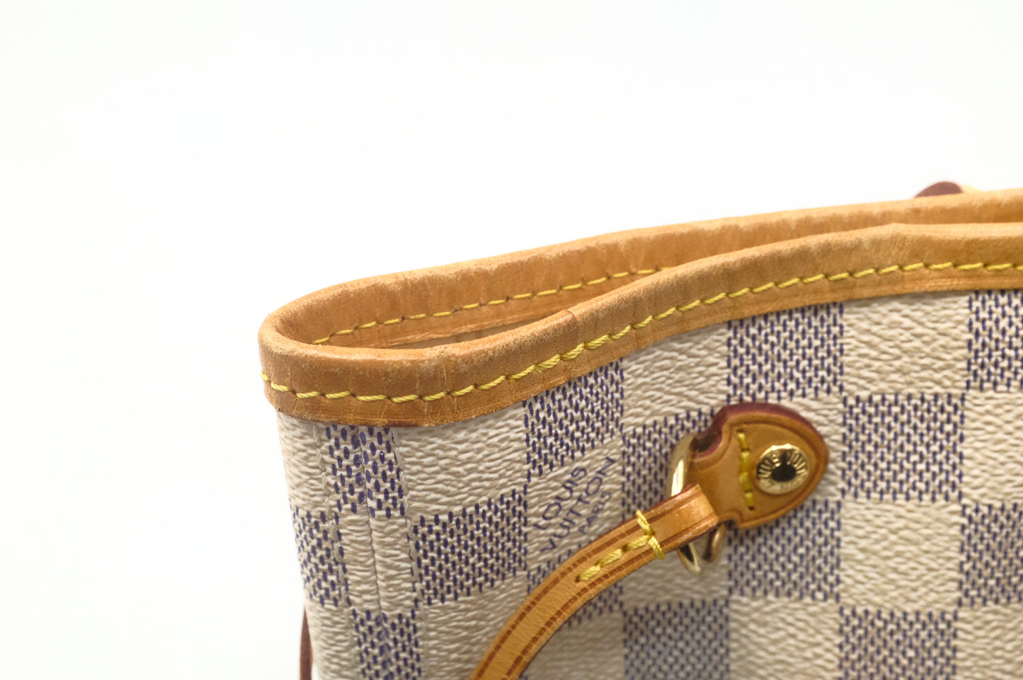 Louis Vuitton Neverfull PM in Damier Azur Canvas