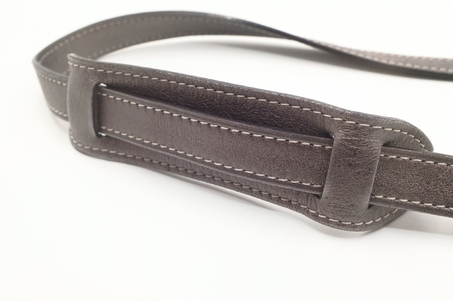 Louis Vuitton Besace Angele in Gray Minilin Canvas and Metallic Silver Leather