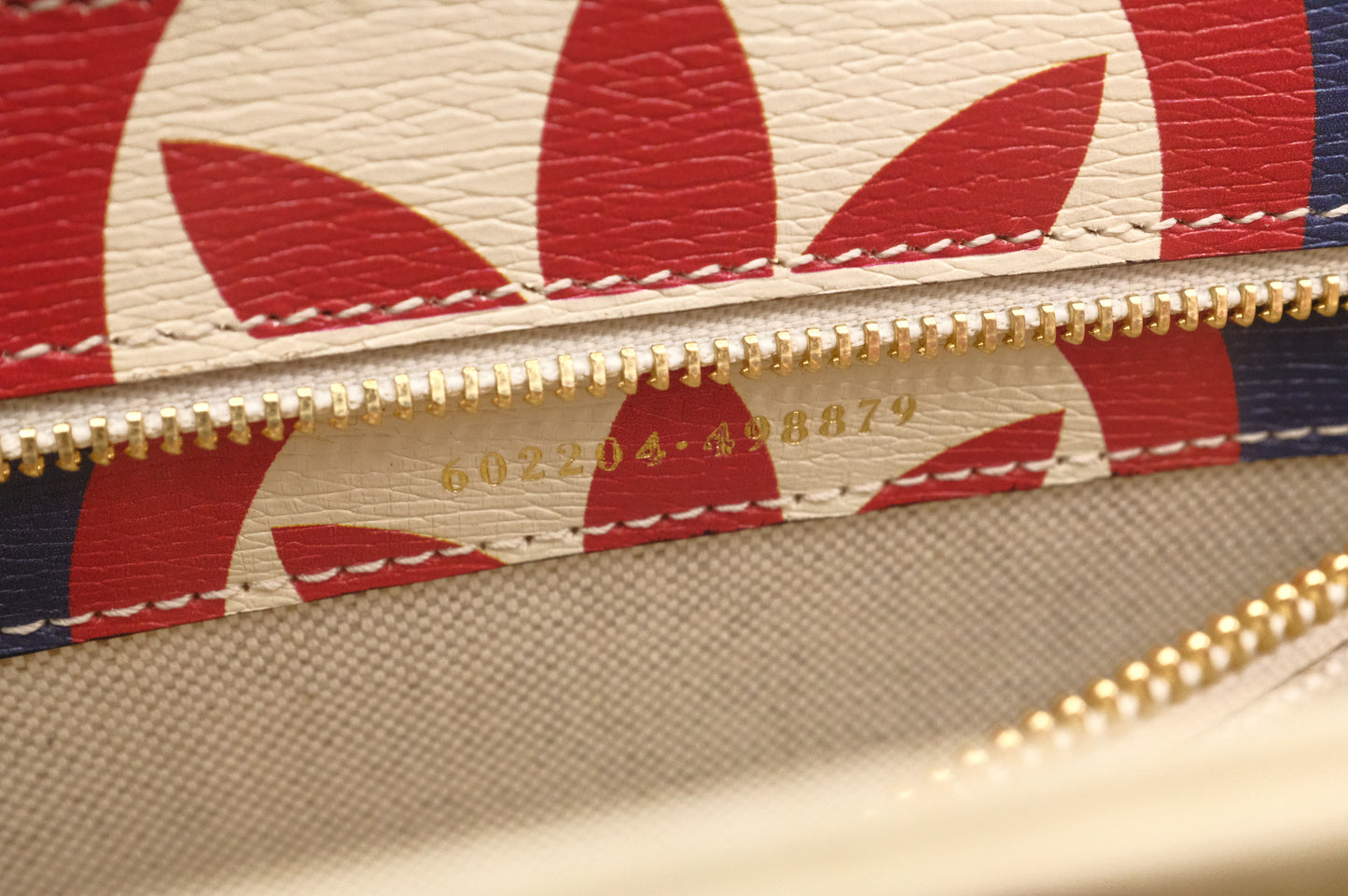Gucci x Adidas Horsebit 1955 in Blue, White and Red Leather