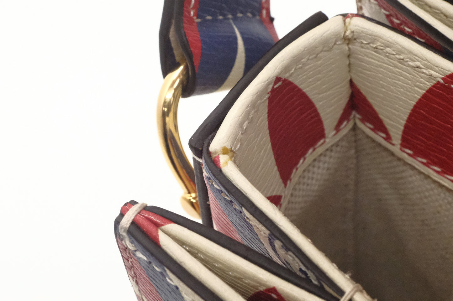 Gucci x Adidas Horsebit 1955 in Blue, White and Red Leather