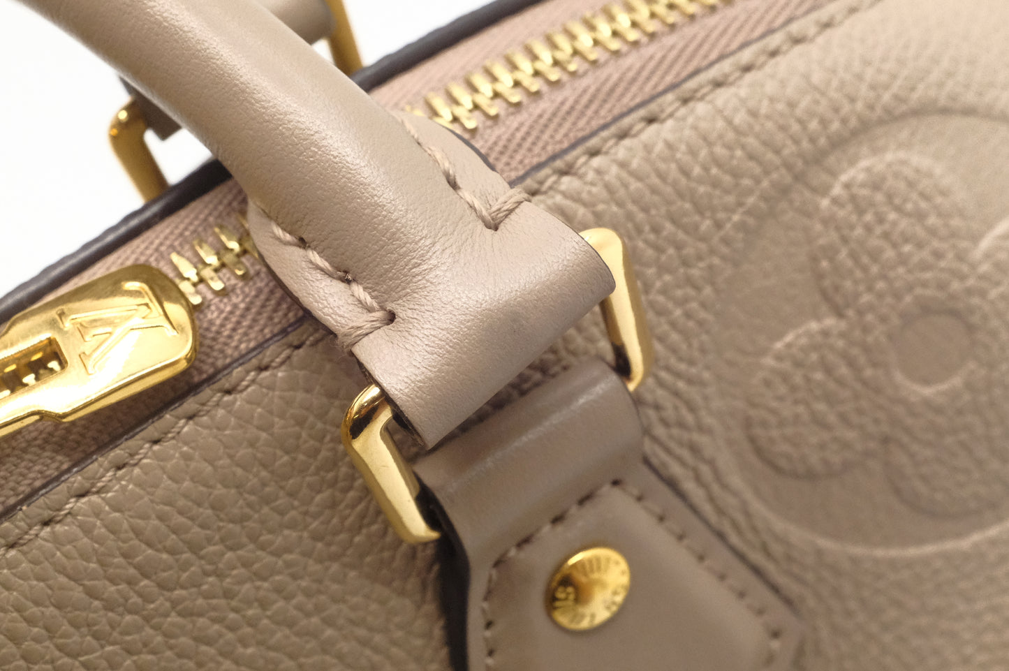 Louis Vuitton Speedy 25 in Beige Turtledove Leather
